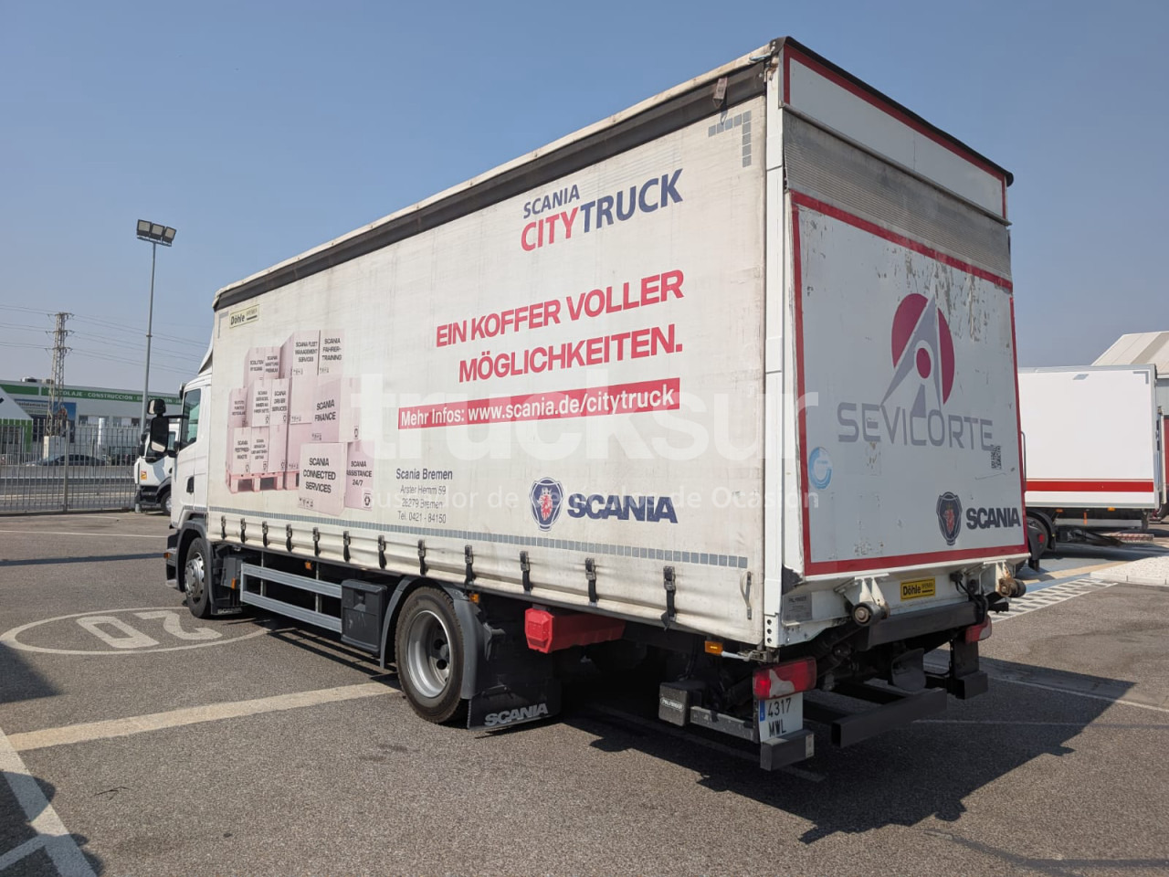 SCANIA G320.18 - Xe tải thùng mui bạt: hình 4 SCANIA G320.18 - Xe tải thùng mui bạt: hình 4