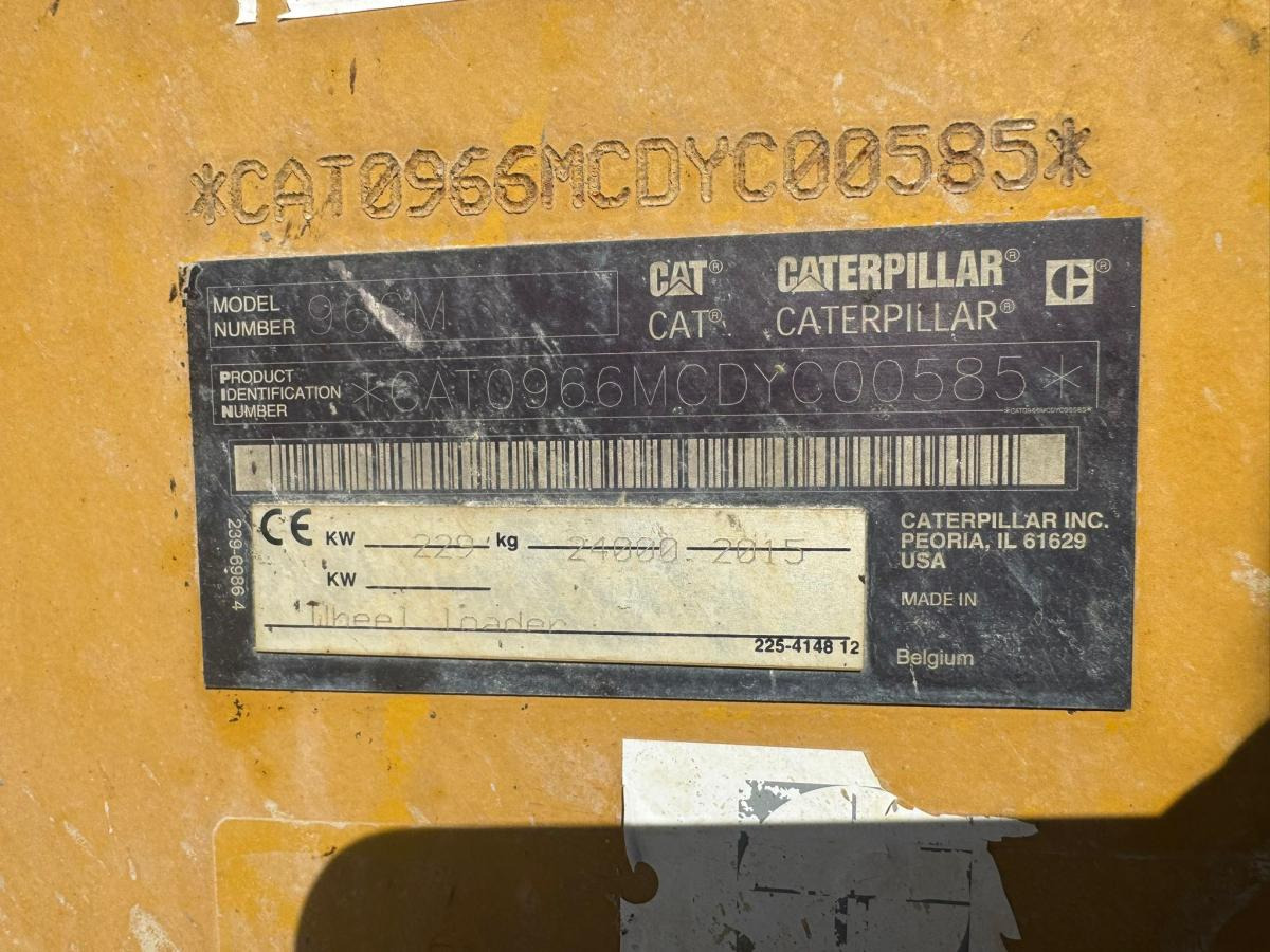 Máy xúc lật bánh lốp Caterpillar 966M: hình 12