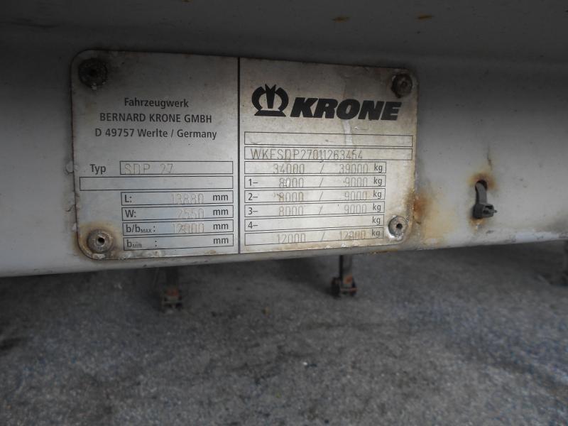 Krone - Sơ mi rơ moóc mui bạt: hình 4 Krone - Sơ mi rơ moóc mui bạt: hình 4