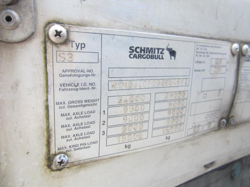 Sơ mi rơ moóc mui bạt Schmitz Cargobull: hình 6