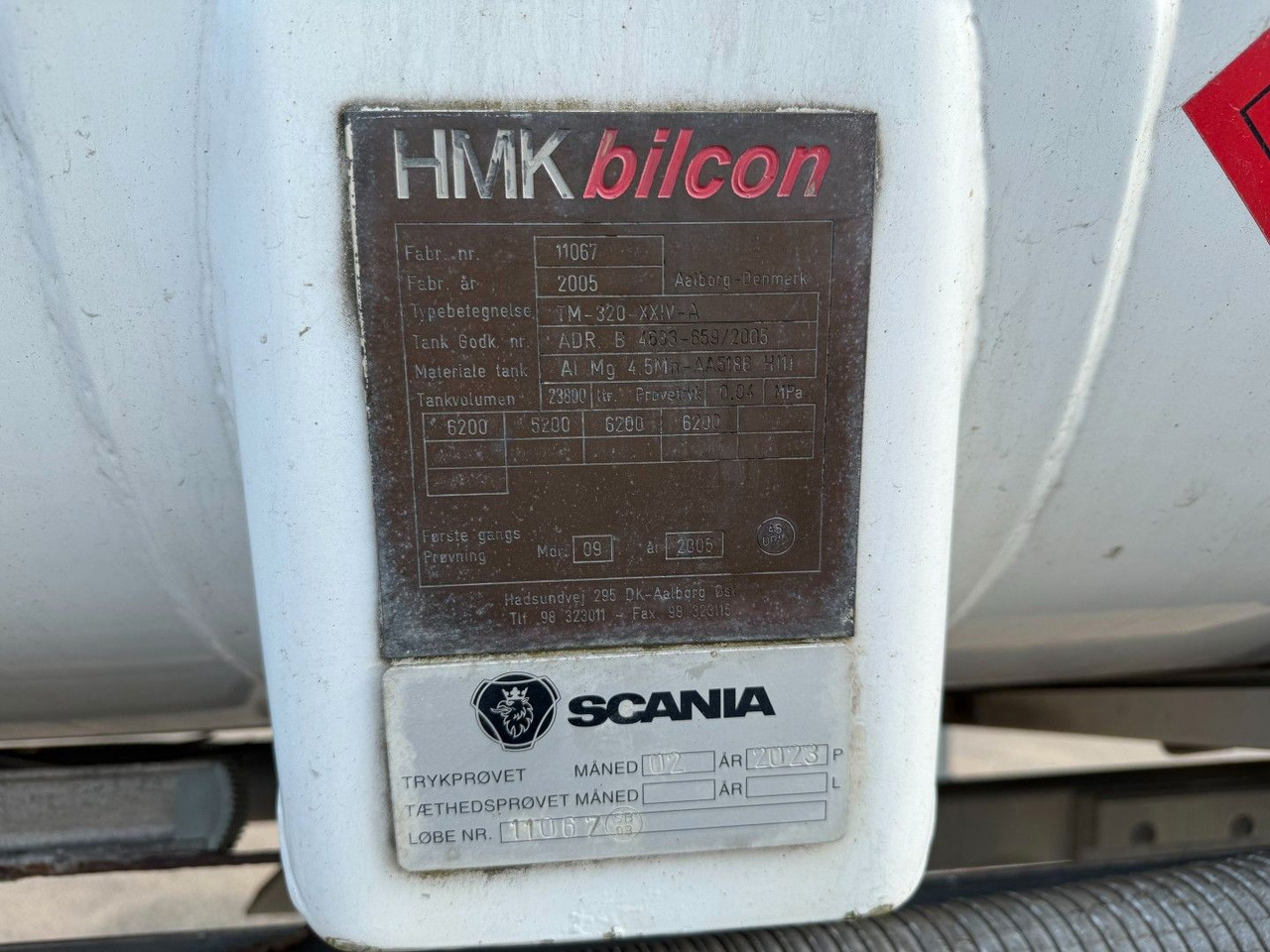 HMK Bilcon 23.800 L ADR Tank - Xe bồn: hình 5 HMK Bilcon 23.800 L ADR Tank - Xe bồn: hình 5