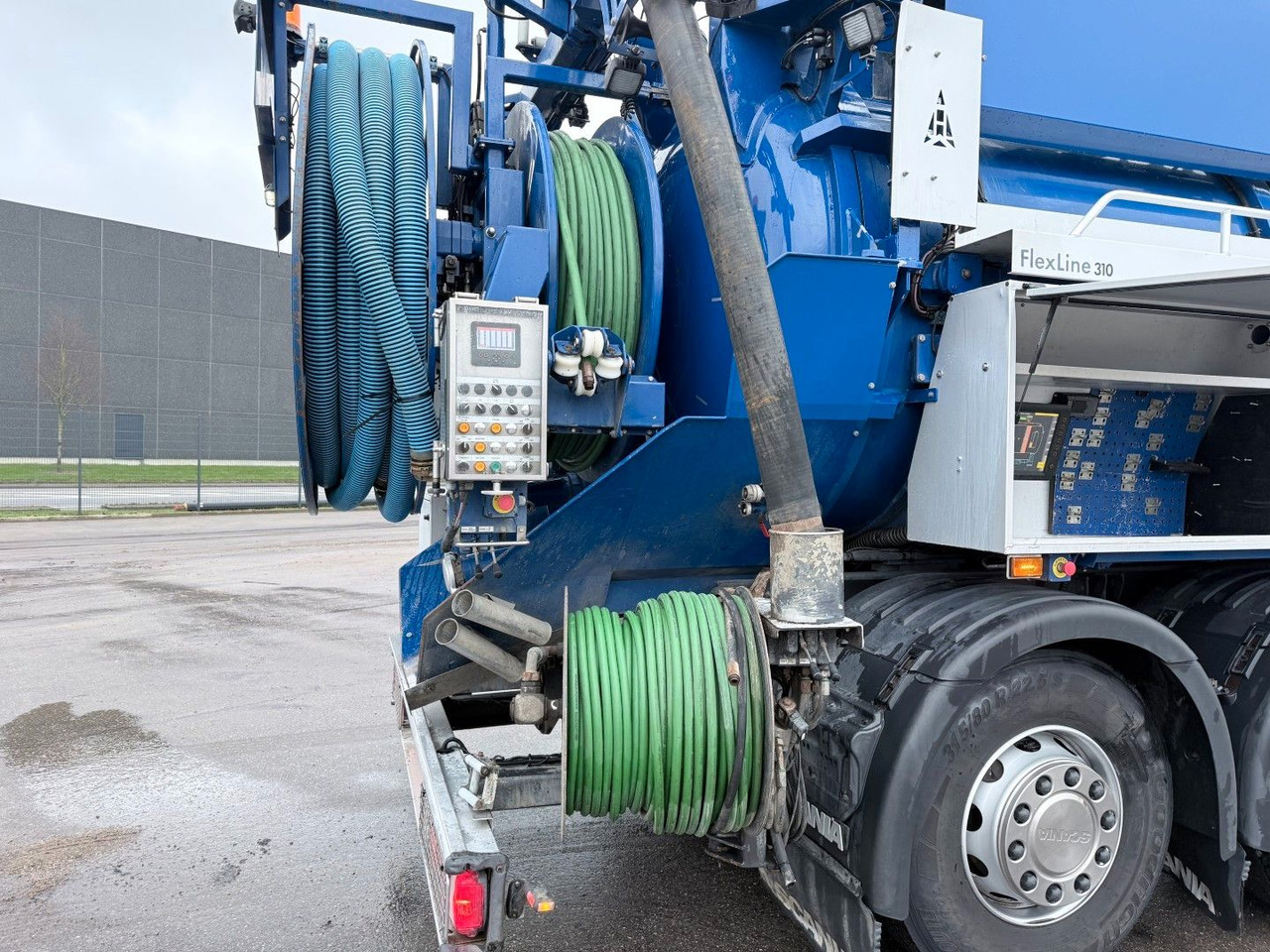 Xe tải chân không Scania P360 6x2*4 Hvidtved Larsen Flexline 310: hình 8