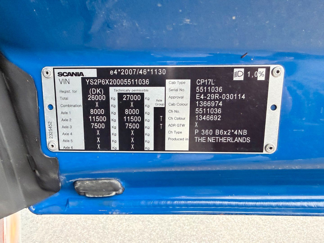 Xe tải chân không Scania P360 6x2*4 Hvidtved Larsen Flexline 310: hình 22