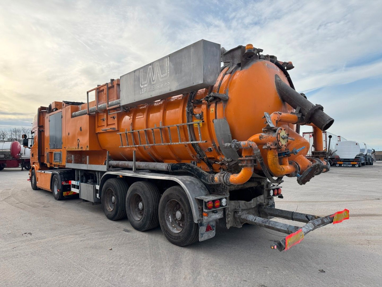 Scania R450 4x2 Euro 6 Disab Centurion LN20 Sauglader - Xe tải chân không: hình 4 Scania R450 4x2 Euro 6 Disab Centurion LN20 Sauglader - Xe tải chân không: hình 4