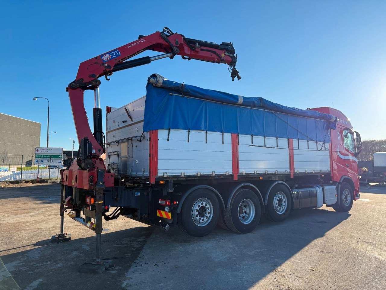 Volvo FH 500 8x2*6 Tipper / Kran / Crane / HMF 2120 - Xe cẩu tự hành: hình 3 Volvo FH 500 8x2*6 Tipper / Kran / Crane / HMF 2120 - Xe cẩu tự hành: hình 3