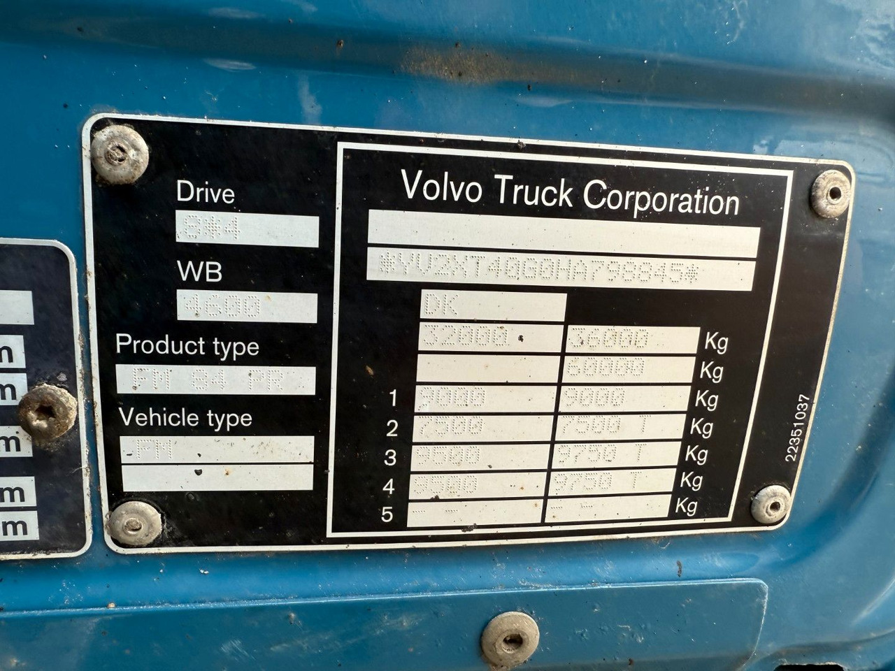 Xe ben Volvo FM 500 8x4 Pushertridem 3 Way Tipper / Kipper: hình 9