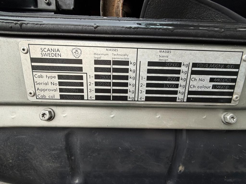 Xe đầu kéo Scania R164/480 V8 4x2 Topline / Retarder: hình 10
