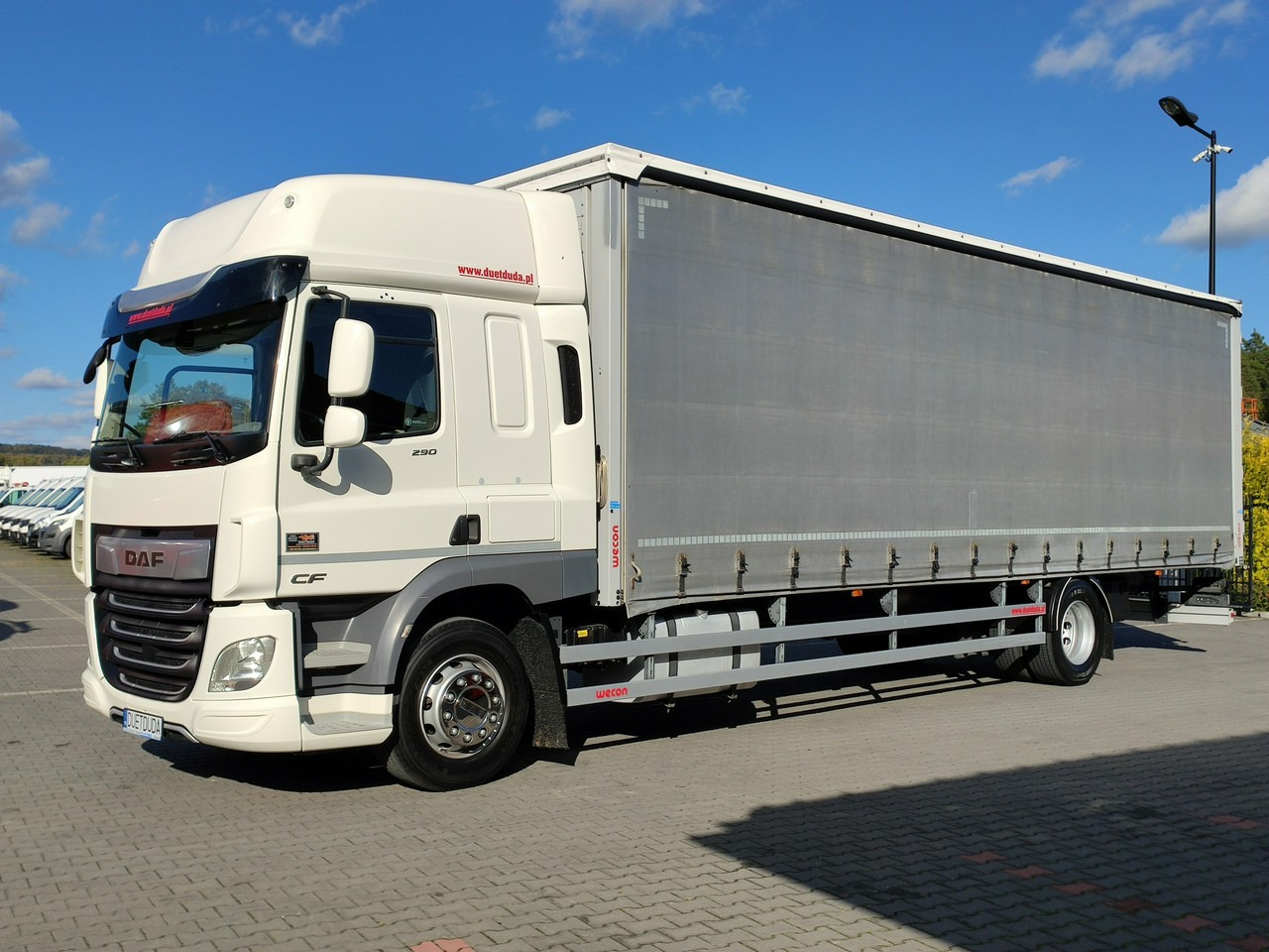 Xe tải thùng mui bạt DAF CF 290 E6 Firana Tył Drzwi Dach Podnoszony / Zsuwany Długi 9.30m: hình 10