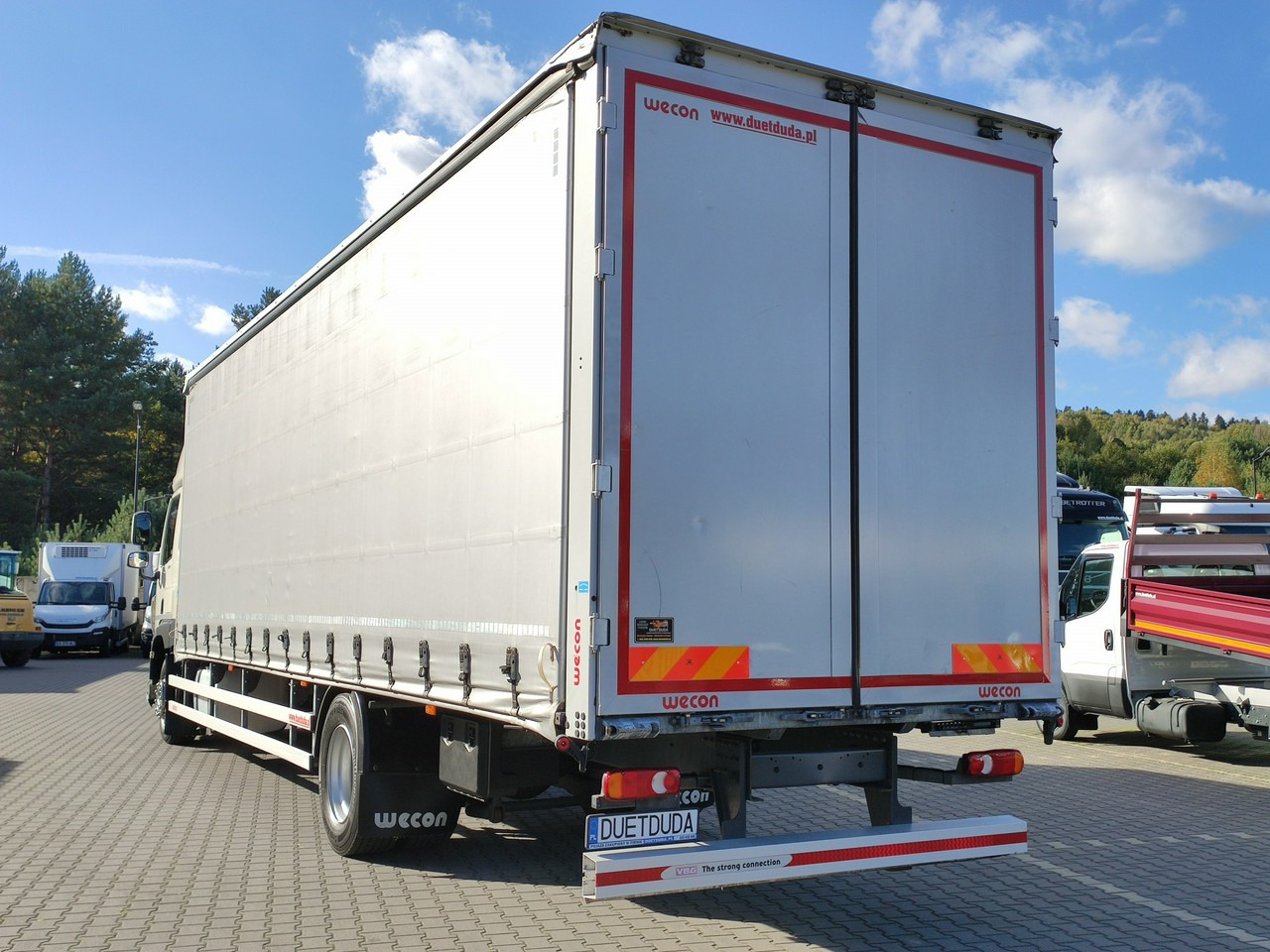 Xe tải thùng mui bạt DAF CF 290 E6 Firana Tył Drzwi Dach Podnoszony / Zsuwany Długi 9.30m: hình 26