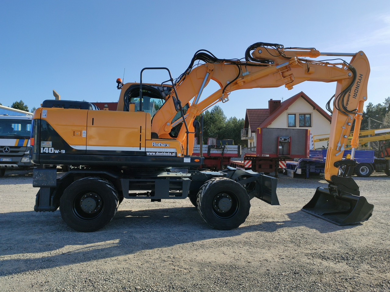 Máy xúc bánh lốp Hyundai 140W-9 Łyżka Skarpowa+Szybko Złącze !!! STAN Bardzo Dobry !!!: hình 12