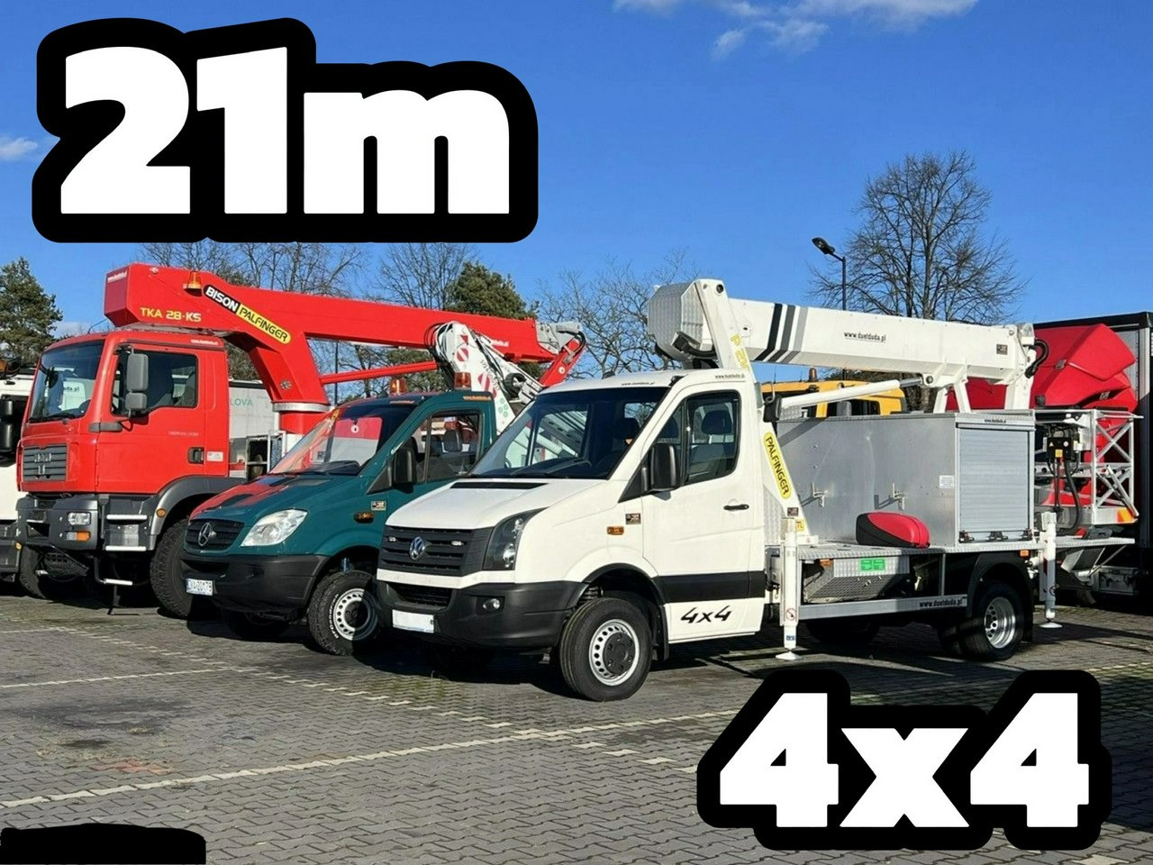 Iveco Volkswagen Crafter 4x4 Zwyżka 21m Palfinger P210BK JIP-Ogon udt - Nền bục trên không gắn trên xe tải: hình 1 Iveco Volkswagen Crafter 4x4 Zwyżka 21m Palfinger P210BK JIP-Ogon udt - Nền bục trên không gắn trên xe tải: hình 1