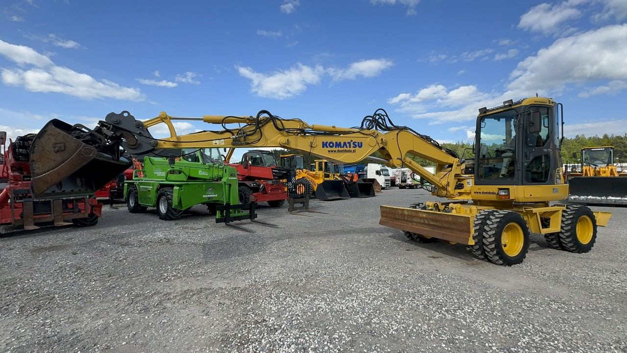Komatsu PW 98 MR 8 Pług + Podpory 10ton Szybkozłącze - Máy xúc bánh lốp: hình 3 Komatsu PW 98 MR 8 Pług + Podpory 10ton Szybkozłącze - Máy xúc bánh lốp: hình 3