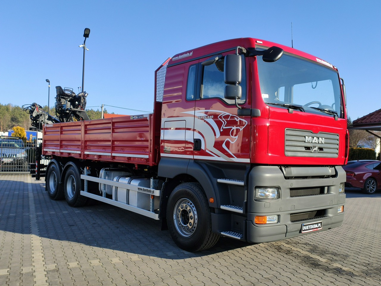 Xe ben, Xe cẩu tự hành MAN Man 26.440 6x4 HDS HIAB 166 B-3 DUO Wywrotka Meiller 2-stronna: hình 9