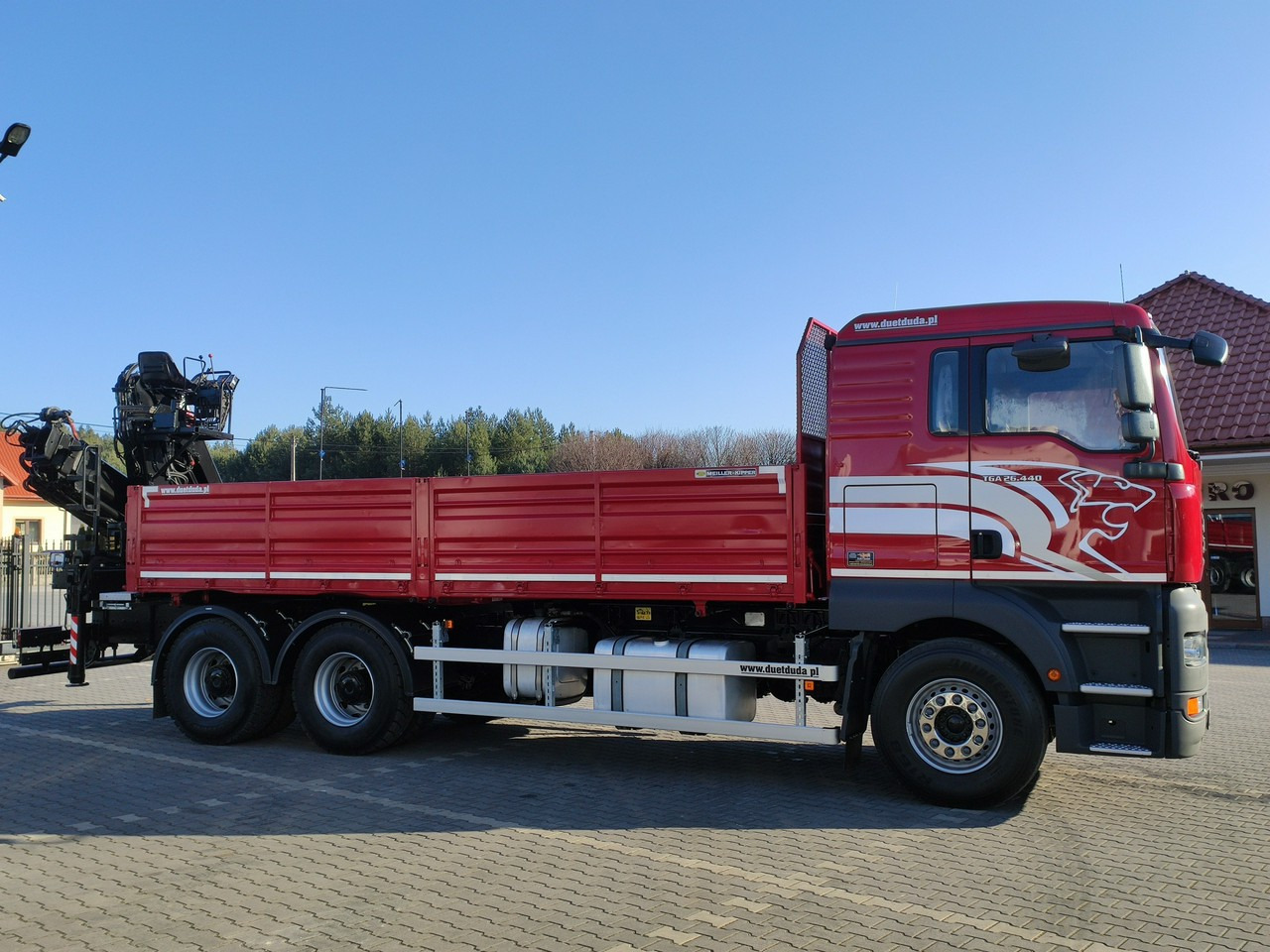 Xe ben, Xe cẩu tự hành MAN Man 26.440 6x4 HDS HIAB 166 B-3 DUO Wywrotka Meiller 2-stronna: hình 11