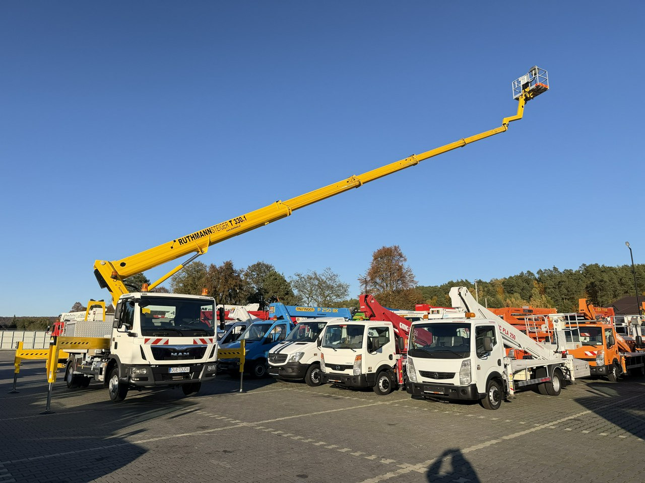 MAN TGL 7.150 Zwyżka Ruthmann T330 33-Metry w bok 21m Mały przebieg - Nền bục trên không gắn trên xe tải: hình 2 MAN TGL 7.150 Zwyżka Ruthmann T330 33-Metry w bok 21m Mały przebieg - Nền bục trên không gắn trên xe tải: hình 2