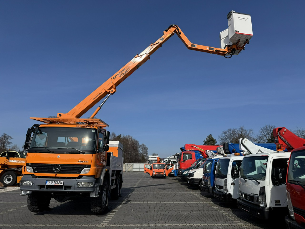 Mercedes Atego 1324 4x4 Zwyżka RUTHMANN STEIGER T220S12 Podnośnik Koszowy - Nền bục trên không gắn trên xe tải: hình 3 Mercedes Atego 1324 4x4 Zwyżka RUTHMANN STEIGER T220S12 Podnośnik Koszowy - Nền bục trên không gắn trên xe tải: hình 3