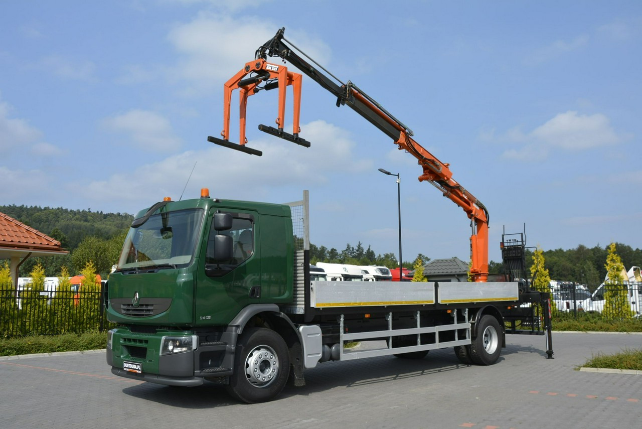 Renault Premium 180.240DXI długość Skrzyni-6.820cm + HDS TEREX TLC 92.2 - Xe tải thùng lửng/ Phẳng, Xe cẩu tự hành: hình 1 Renault Premium 180.240DXI długość Skrzyni-6.820cm + HDS TEREX TLC 92.2 - Xe tải thùng lửng/ Phẳng, Xe cẩu tự hành: hình 1