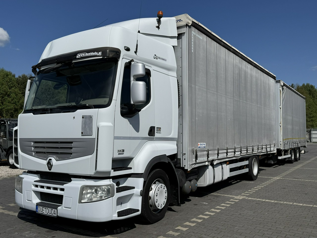 Renault Premium 380 DXi Euro 5 Firana 19 Palet Dach Zsuwany 18ton DMC - Xe tải thùng mui bạt: hình 5 Renault Premium 380 DXi Euro 5 Firana 19 Palet Dach Zsuwany 18ton DMC - Xe tải thùng mui bạt: hình 5