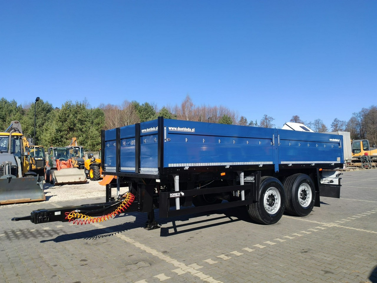 Schmitz Cargobull Ciężarowa 2-osiowa na poduszkach Tandem Stan Unikat !!! - Rơ moóc thùng lửng/ Phẳng: hình 1 Schmitz Cargobull Ciężarowa 2-osiowa na poduszkach Tandem Stan Unikat !!! - Rơ moóc thùng lửng/ Phẳng: hình 1