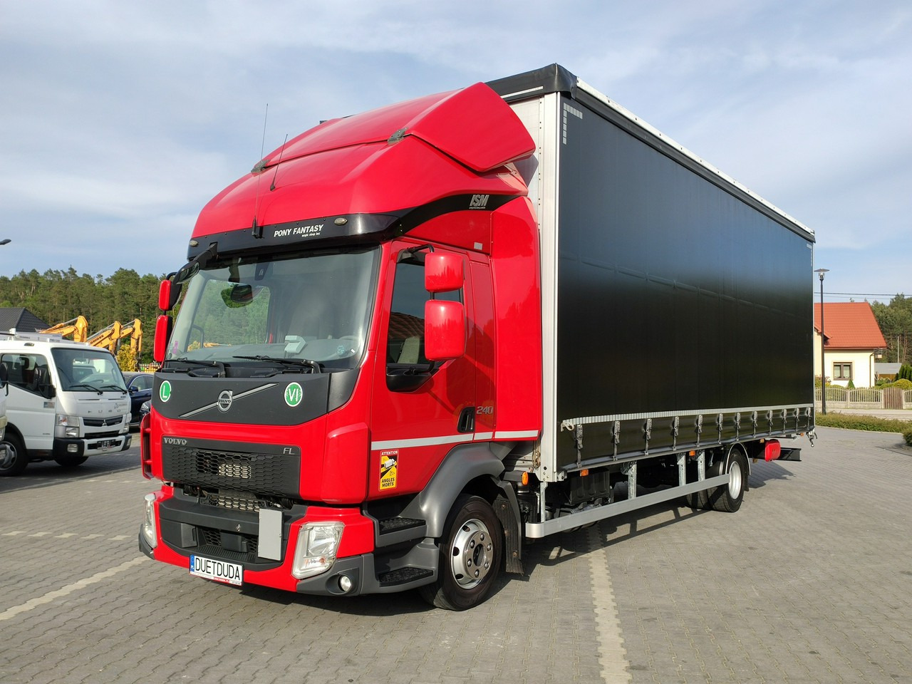 Volvo FL12.240 E6 Firana Tył Drzwi Dach Zsuwany Bogato Wyposażony !!! - Xe tải thùng mui bạt: hình 2 Volvo FL12.240 E6 Firana Tył Drzwi Dach Zsuwany Bogato Wyposażony !!! - Xe tải thùng mui bạt: hình 2