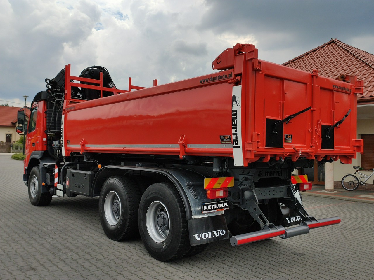 Xe ben, Xe cẩu tự hành Volvo FMX 410 6x4 13L HDS Radiowy Hydroburta: hình 23