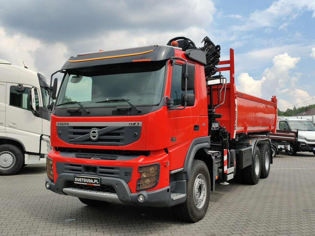 Xe ben, Xe cẩu tự hành Volvo FMX 410 6x4 13L HDS Radiowy Hydroburta: hình 11