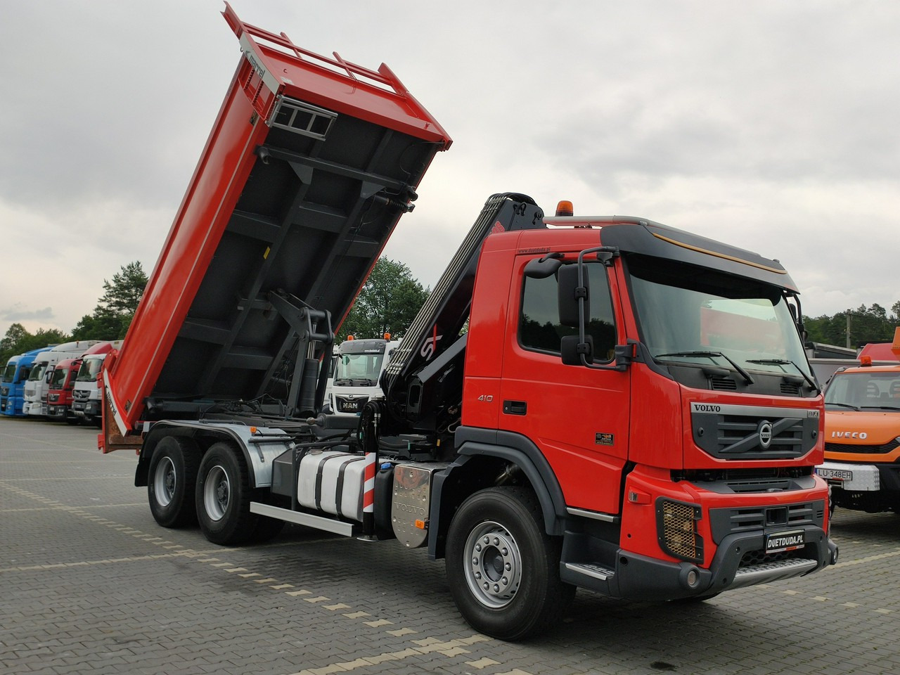 Volvo FMX 410 6x4 13L HDS Radiowy Hydroburta - Xe ben, Xe cẩu tự hành: hình 2 Volvo FMX 410 6x4 13L HDS Radiowy Hydroburta - Xe ben, Xe cẩu tự hành: hình 2