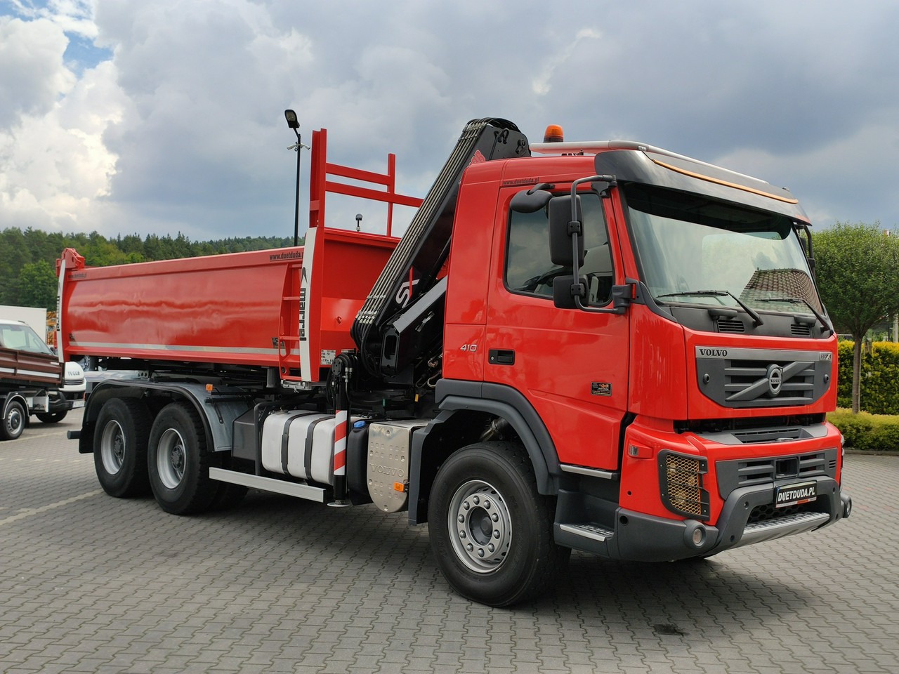 Xe ben, Xe cẩu tự hành Volvo FMX 410 6x4 13L HDS Radiowy Hydroburta: hình 13