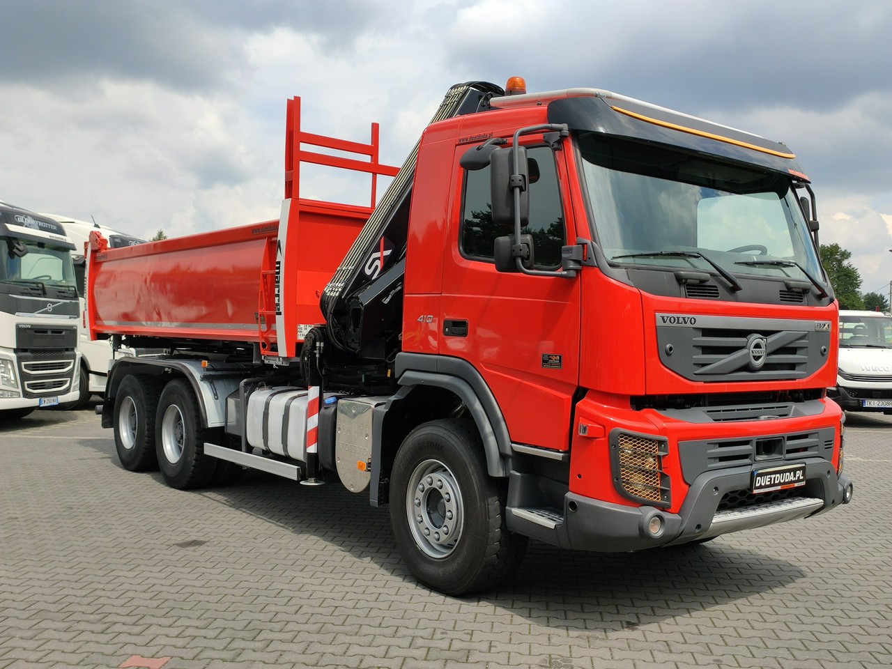 Xe ben, Xe cẩu tự hành Volvo FMX 410 6x4 13L HDS Radiowy Hydroburta: hình 15