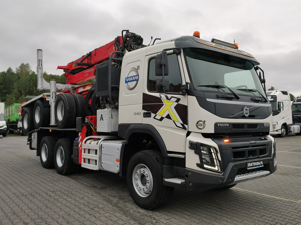 Xe chở gỗ Volvo FMX 540 6x4 RETARDER PALFORET EPSILON S300L Do Drewna: hình 21
