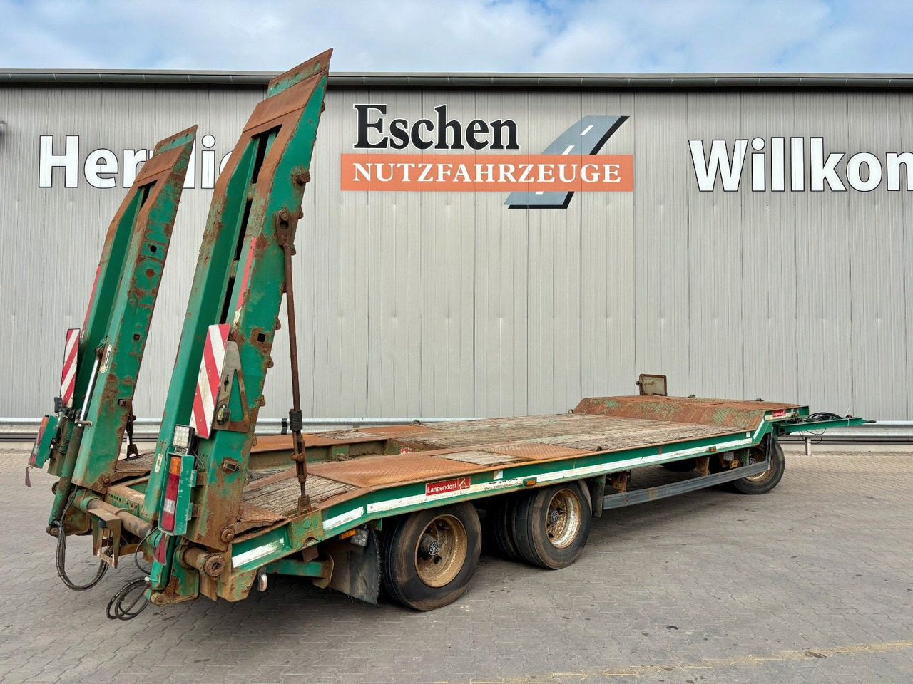 Langendorf Anhänger | hydraulische Rampen*Blatt*BPW-Achsen - Rơ moóc thùng thấp: hình 5 Langendorf Anhänger | hydraulische Rampen*Blatt*BPW-Achsen - Rơ moóc thùng thấp: hình 5