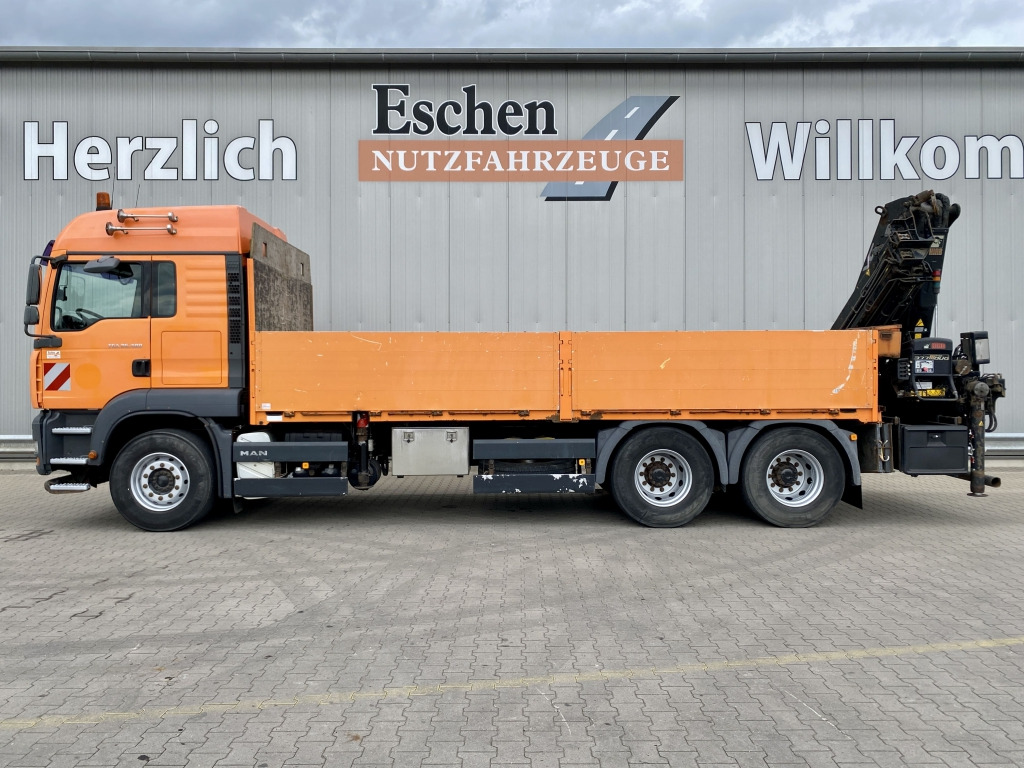 MAN TGA 26.480 6x4 BL / HIAB 377 EP-4 Faltkran - Xe tải thùng lửng/ Phẳng, Xe cẩu tự hành: hình 2 MAN TGA 26.480 6x4 BL / HIAB 377 EP-4 Faltkran - Xe tải thùng lửng/ Phẳng, Xe cẩu tự hành: hình 2