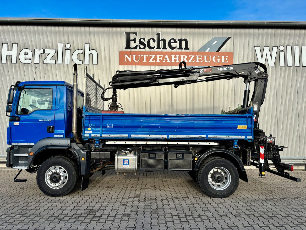 MAN TGM 18.320 4x4 BB | TÜV NEU*HIAB XHIDUO 138*FUNK - Xe ben, Xe cẩu tự hành: hình 2 MAN TGM 18.320 4x4 BB | TÜV NEU*HIAB XHIDUO 138*FUNK - Xe ben, Xe cẩu tự hành: hình 2