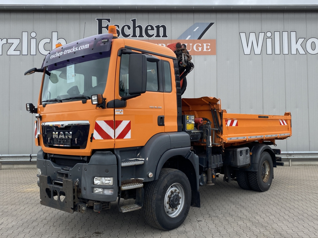 MAN TGS 18.320 4x4 BL / Kran - Xe ben, Xe cẩu tự hành: hình 1 MAN TGS 18.320 4x4 BL / Kran - Xe ben, Xe cẩu tự hành: hình 1