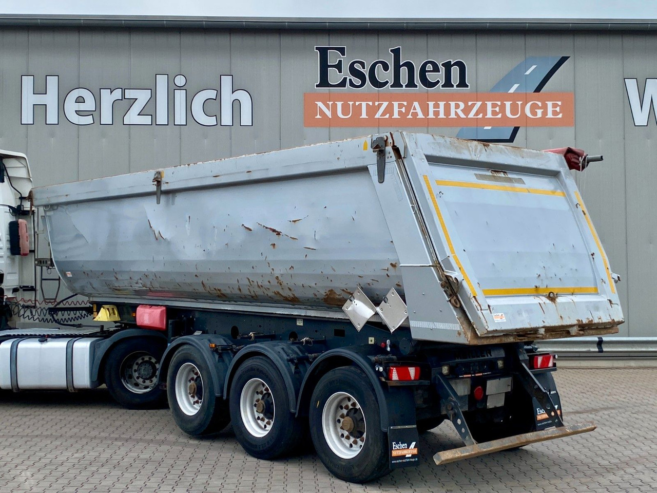 Meiller MHPS 12/27 KISA 3 | Stahl 28m³*Smart-Board*Lift - Sơ mi rơ moóc ben: hình 3 Meiller MHPS 12/27 KISA 3 | Stahl 28m³*Smart-Board*Lift - Sơ mi rơ moóc ben: hình 3