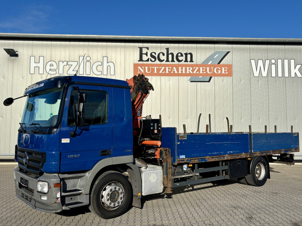 Mercedes-Benz 1832 L / Terex 85.2-A3 Faltkran - Xe tải thùng lửng/ Phẳng, Xe cẩu tự hành: hình 1 Mercedes-Benz 1832 L / Terex 85.2-A3 Faltkran - Xe tải thùng lửng/ Phẳng, Xe cẩu tự hành: hình 1