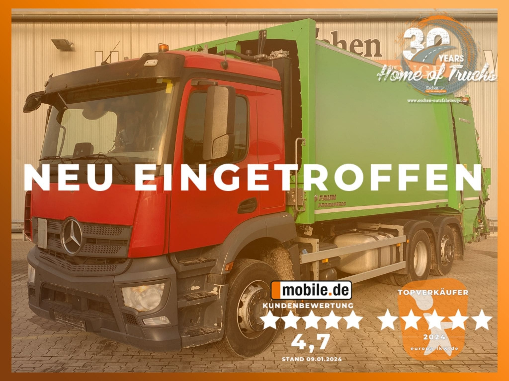 Mercedes-Benz 2533 L 6x2 - Xe tải chở rác: hình 1 Mercedes-Benz 2533 L 6x2 - Xe tải chở rác: hình 1