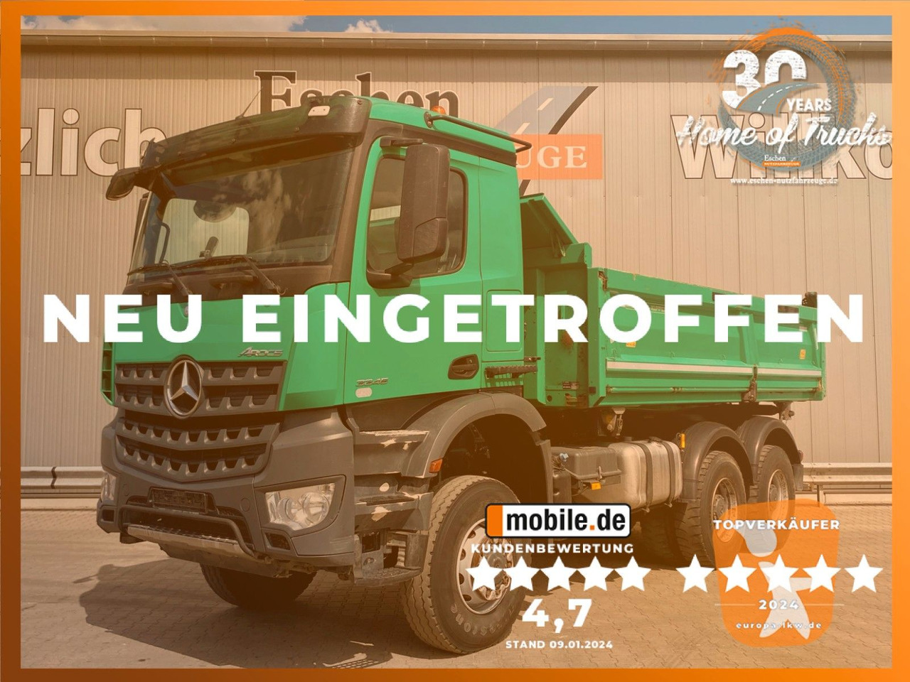 Mercedes-Benz 3345 Arocs 6x6 | MEILLER*Bordmatik*AHK*Blatt*AC - Xe ben: hình 1 Mercedes-Benz 3345 Arocs 6x6 | MEILLER*Bordmatik*AHK*Blatt*AC - Xe ben: hình 1