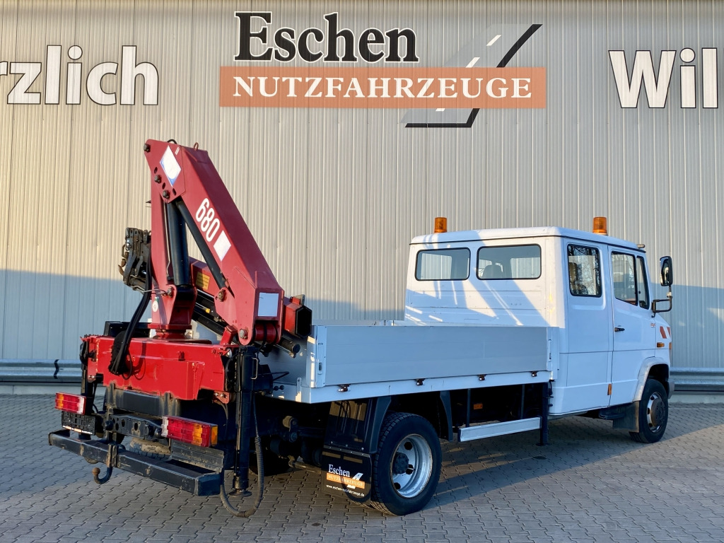 Mercedes-Benz 814 D DOKA / HMF-Faltkran - Xe tải thùng lửng/ Phẳng, Xe cẩu tự hành: hình 5 Mercedes-Benz 814 D DOKA / HMF-Faltkran - Xe tải thùng lửng/ Phẳng, Xe cẩu tự hành: hình 5