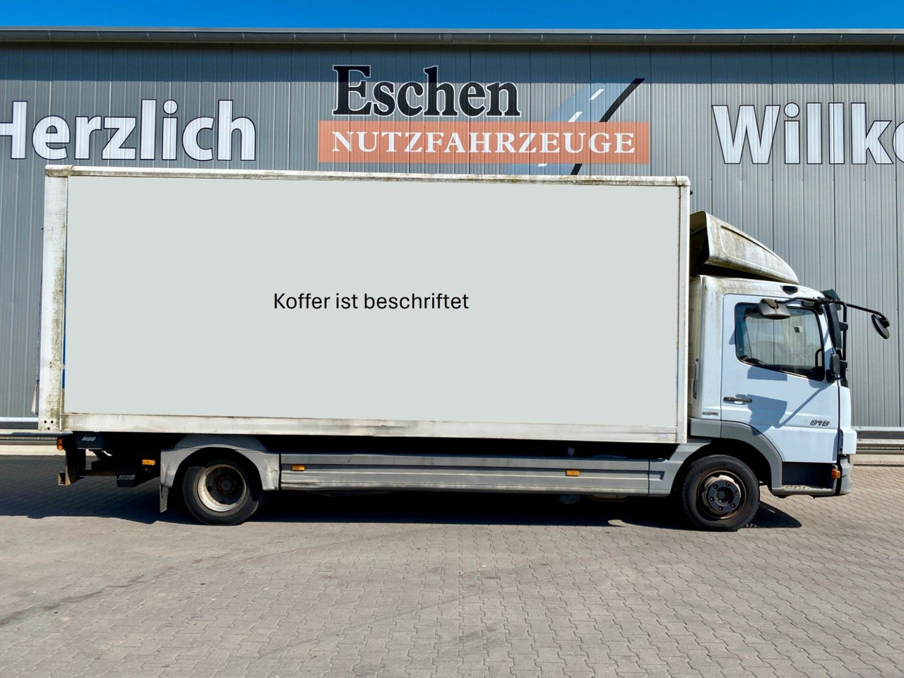 Xe tải nhỏ thùng kín Mercedes-Benz 818 Atego | MBB LBW 1,00to.*3x Sitze*AHK*Teppich: hình 6
