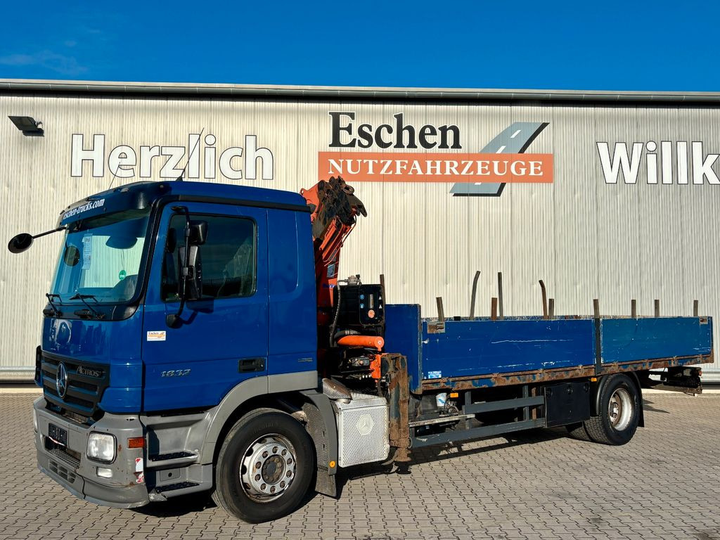 Mercedes-Benz Actros 1832 I Terex 85.2A3*9,10m*Telligent*Klima - Xe tải thùng lửng/ Phẳng, Xe cẩu tự hành: hình 1 Mercedes-Benz Actros 1832 I Terex 85.2A3*9,10m*Telligent*Klima - Xe tải thùng lửng/ Phẳng, Xe cẩu tự hành: hình 1
