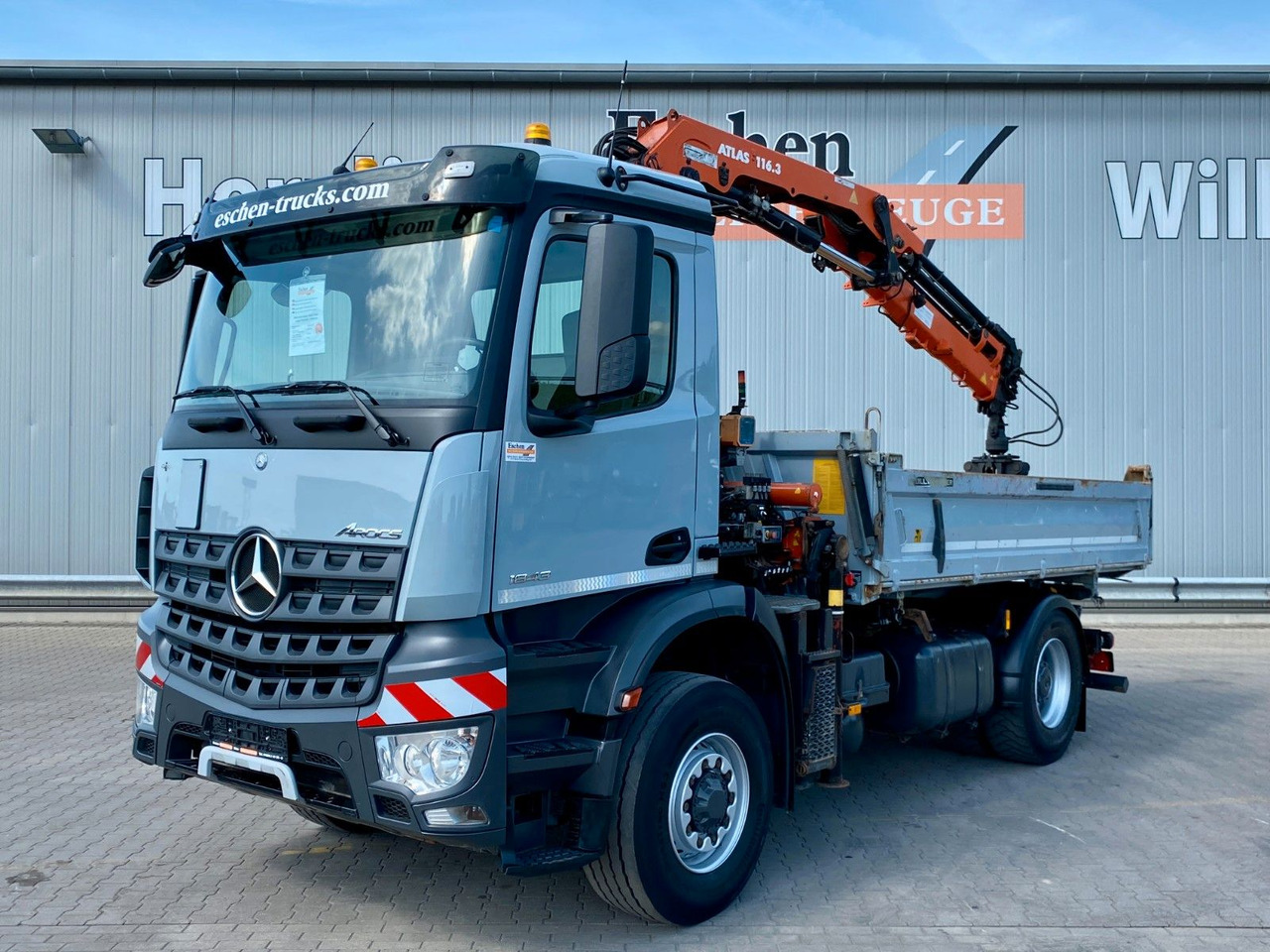 Mercedes-Benz Arocs 1843 HAD 4x4 | Atlas 116.3-A3*5+6.Kreis - Xe ben, Xe cẩu tự hành: hình 1 Mercedes-Benz Arocs 1843 HAD 4x4 | Atlas 116.3-A3*5+6.Kreis - Xe ben, Xe cẩu tự hành: hình 1