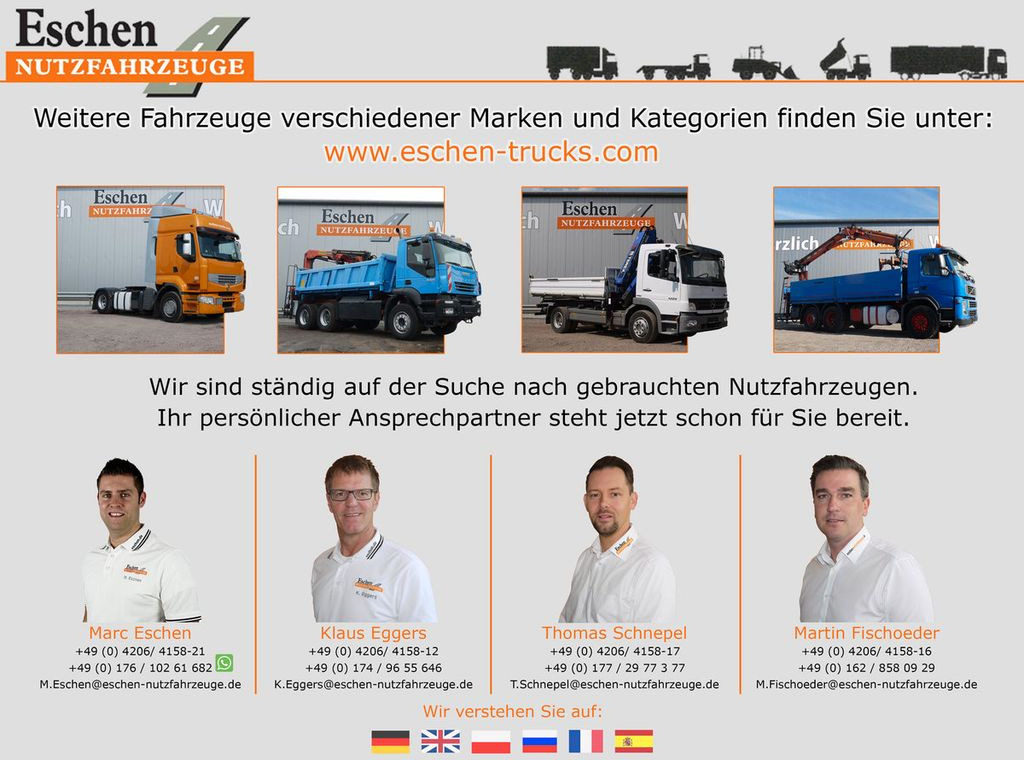 Xe tải thùng lửng/ Phẳng Mercedes-Benz Axor 1829 LL  6,55m Pritsche*6 Sitze*Klima*AHK: hình 18