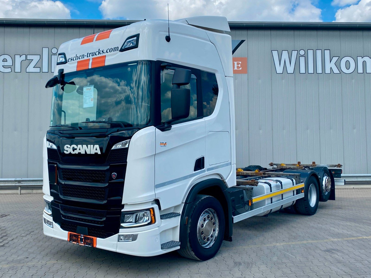 Scania R 450 B 6x2*4 BDF | Retarder*AHK*Lift*SDG Rahmen - Xe chở container/ Xe tải hoán đổi thân: hình 1 Scania R 450 B 6x2*4 BDF | Retarder*AHK*Lift*SDG Rahmen - Xe chở container/ Xe tải hoán đổi thân: hình 1