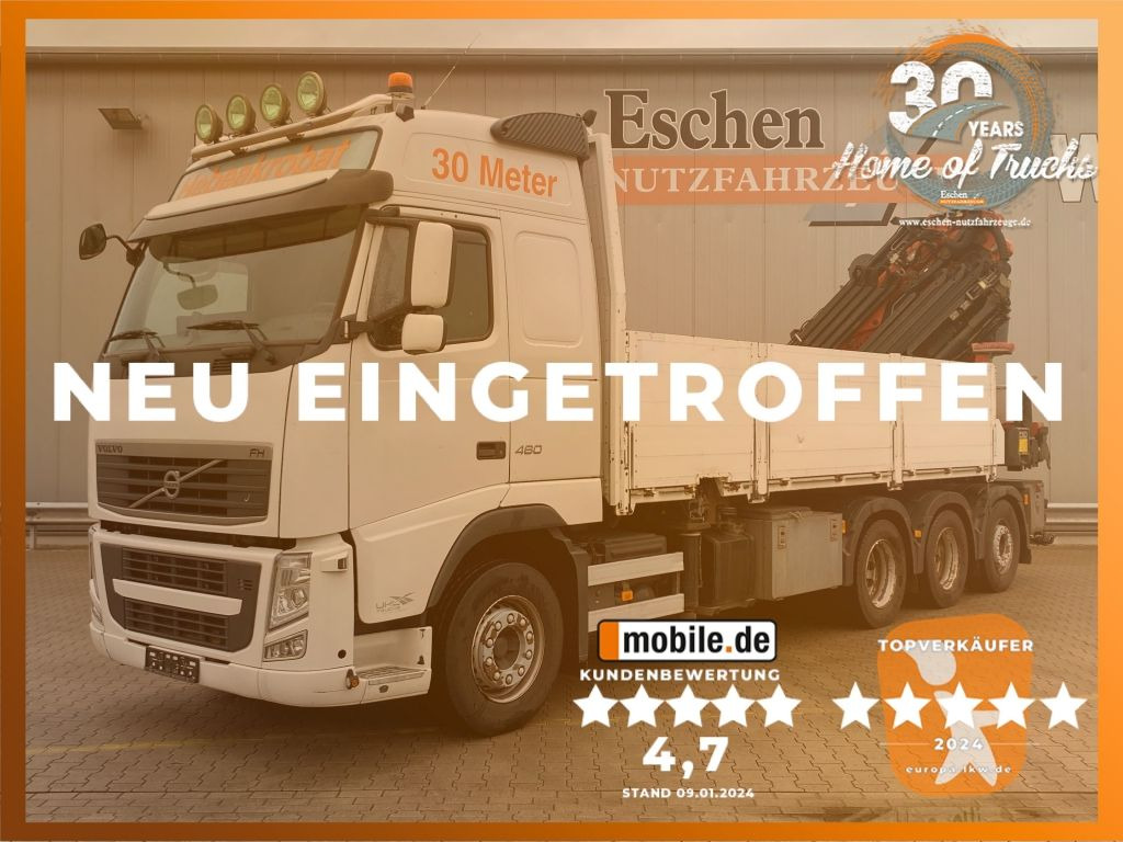 Volvo FH460 8x4 Palfinger PK53002SH+JIB+Seilwinde - Xe tải thùng lửng/ Phẳng, Xe cẩu tự hành: hình 1 Volvo FH460 8x4 Palfinger PK53002SH+JIB+Seilwinde - Xe tải thùng lửng/ Phẳng, Xe cẩu tự hành: hình 1