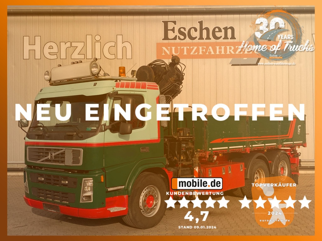 Volvo FM 340 6x2 / HIAB 144 E-3 DUO Faltkran - Xe ben, Xe cẩu tự hành: hình 1 Volvo FM 340 6x2 / HIAB 144 E-3 DUO Faltkran - Xe ben, Xe cẩu tự hành: hình 1