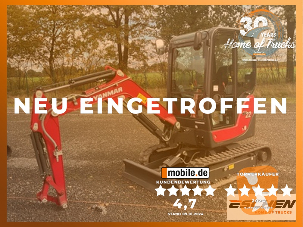 Yanmar SV22 CLASSIC R Mini (Unbenutzt) - Máy xúc mini: hình 1 Yanmar SV22 CLASSIC R Mini (Unbenutzt) - Máy xúc mini: hình 1