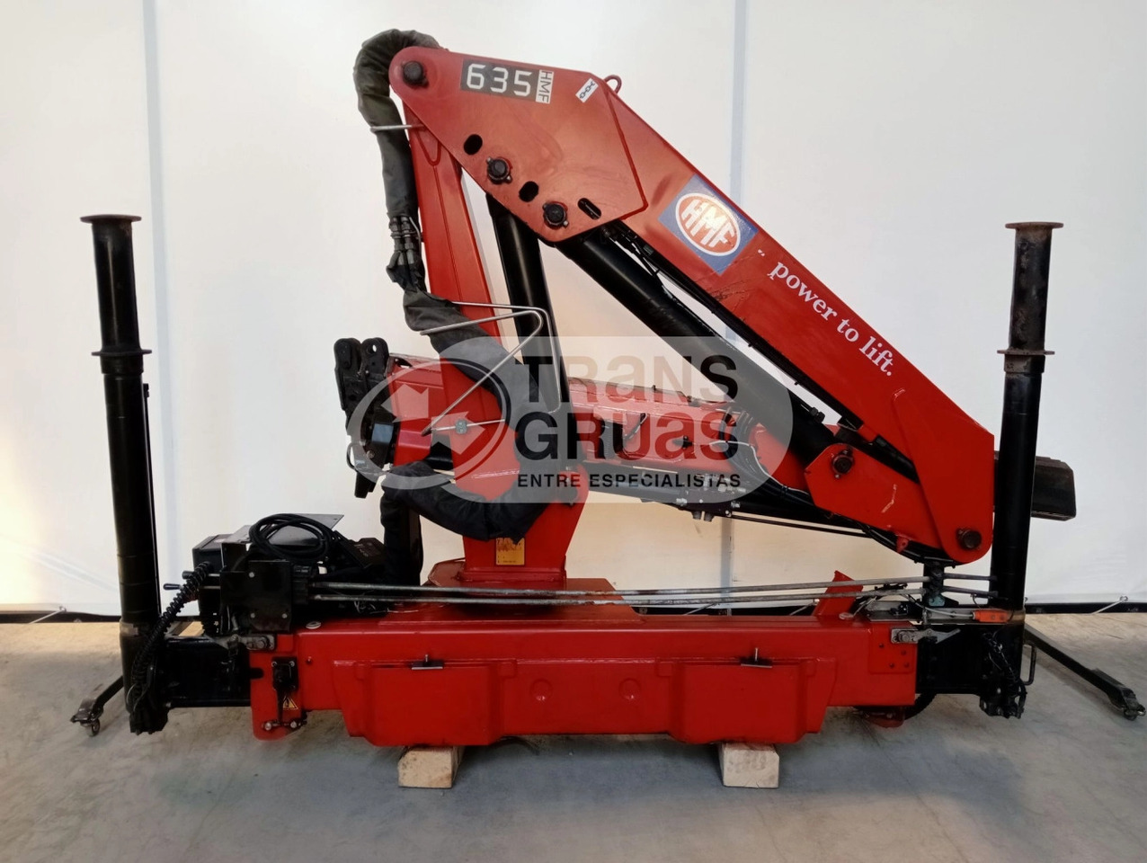 Grúa HMF 635 K2 - Cẩu gấp cho Xe tải: hình 2 Grúa HMF 635 K2 - Cẩu gấp cho Xe tải: hình 2