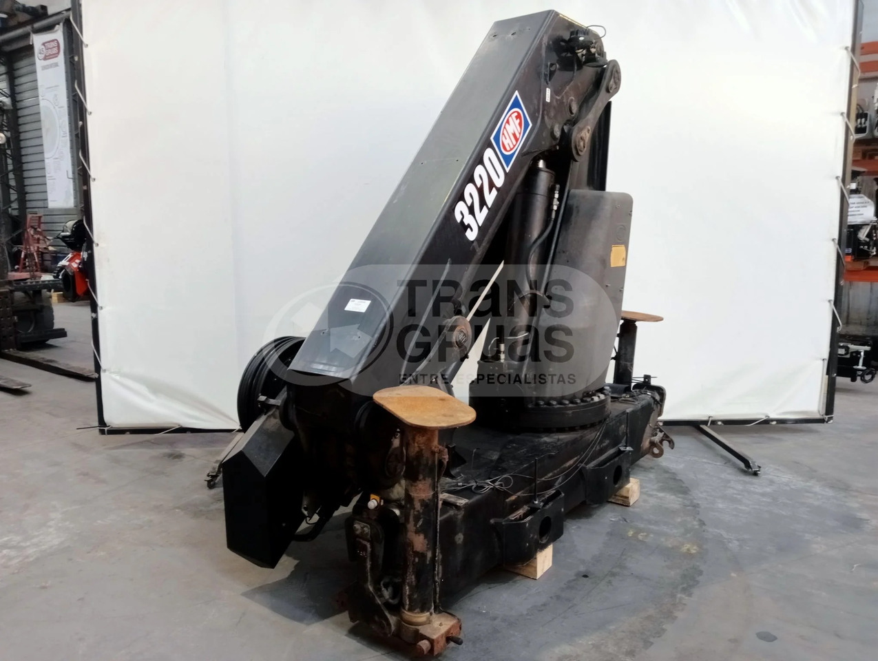 Grúa hidráulica HMF 3220 K5 - Cẩu gấp: hình 4 Grúa hidráulica HMF 3220 K5 - Cẩu gấp: hình 4