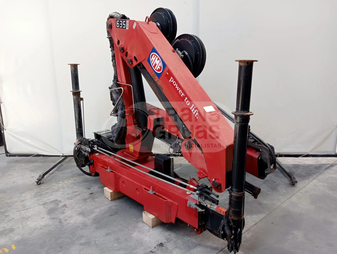Grúa hidráulica HMF 635 K2 - Cẩu gấp: hình 1 Grúa hidráulica HMF 635 K2 - Cẩu gấp: hình 1